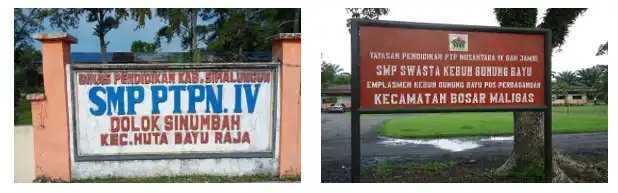 Pembangunan Sekolah oleh Perusahaan Perkebunan Sawit Negara PTPN