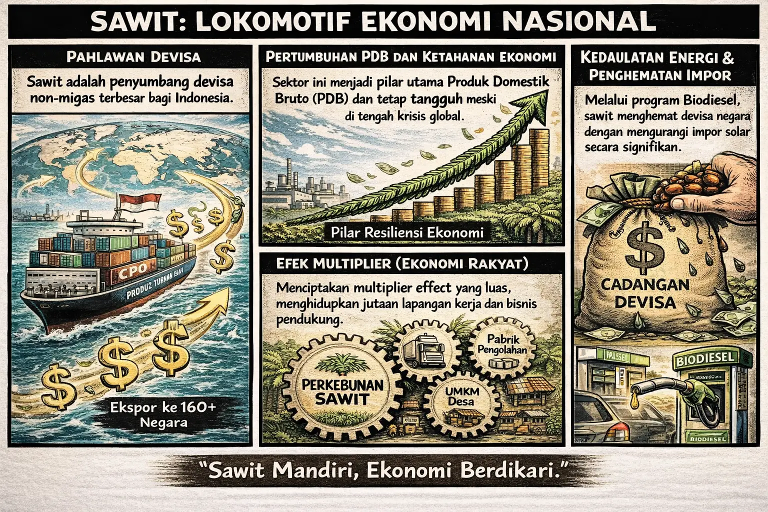 sawit dalam isu ekonomi