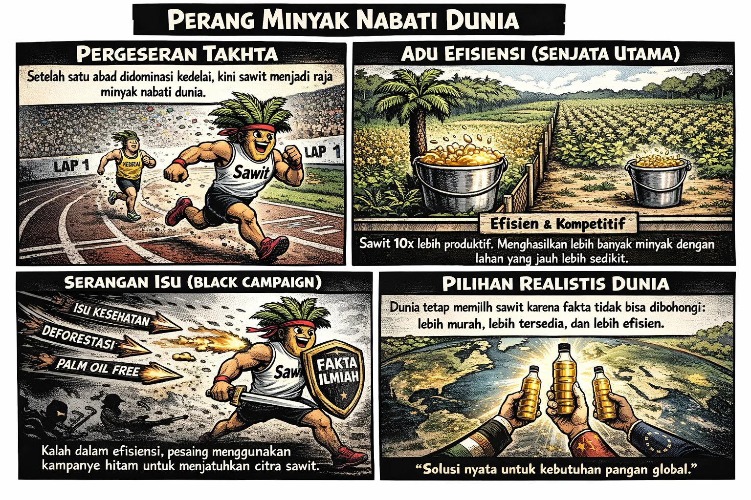 persaingan minyak nabati global