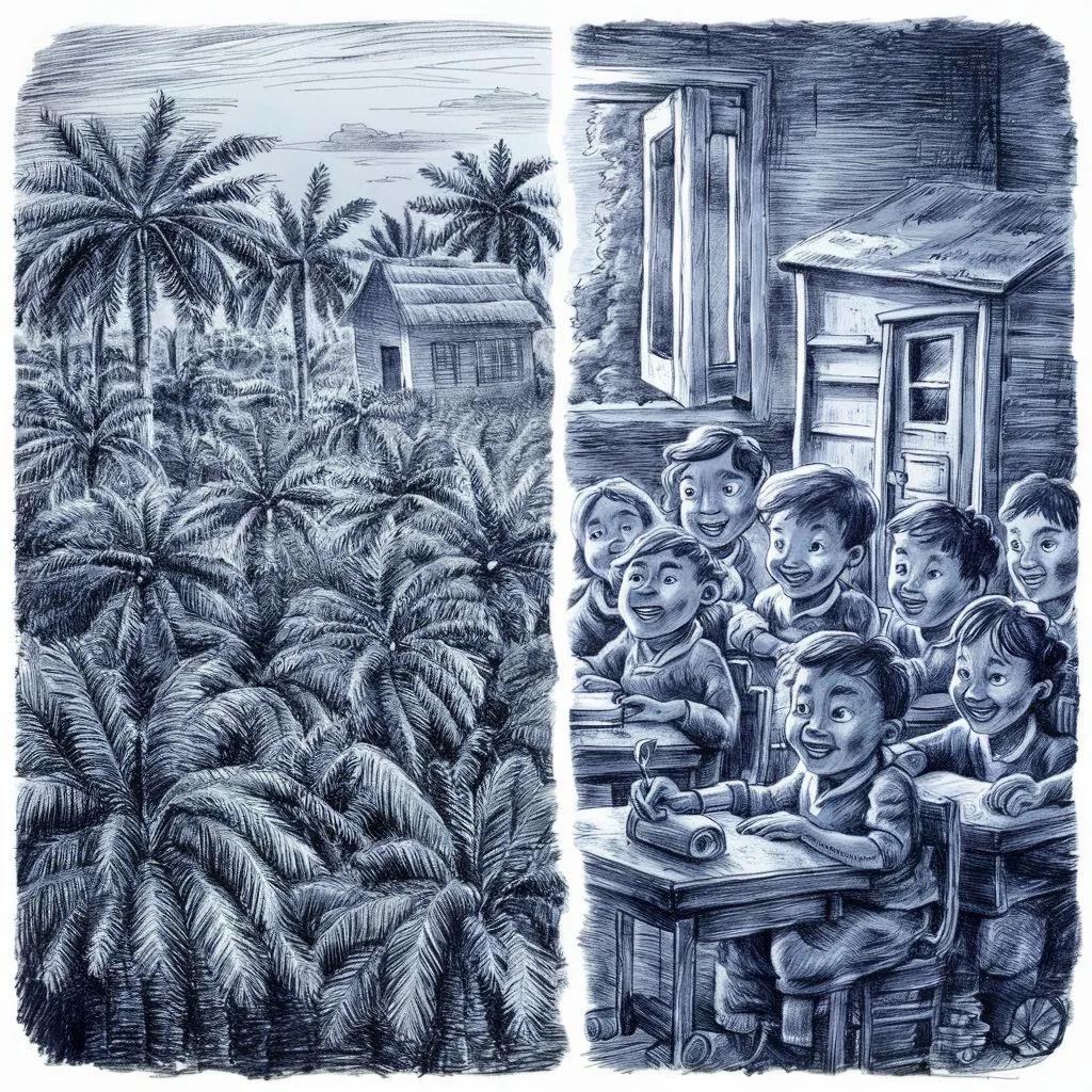 Perkebunan sawit sdg 4
