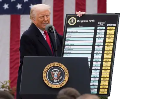 Presiden Trump Mengumumkan Kebijakan Tarif Resiprokal