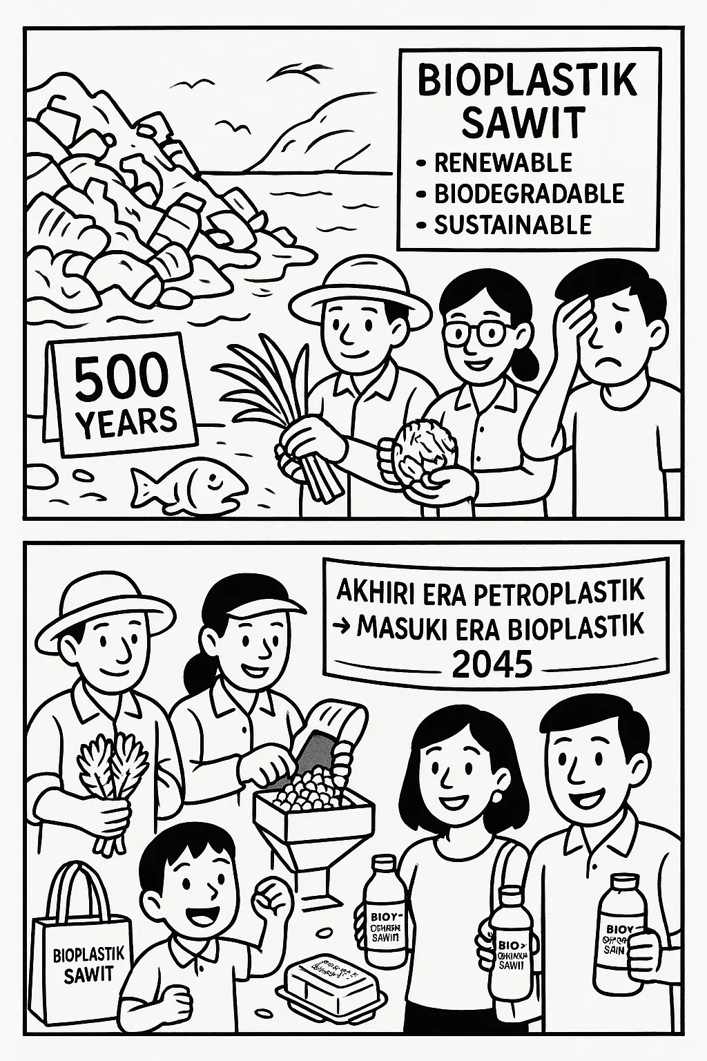 BIOPLASTIK SAWIT SEBAGAI SUBSTITUSI PETROPLASTIK