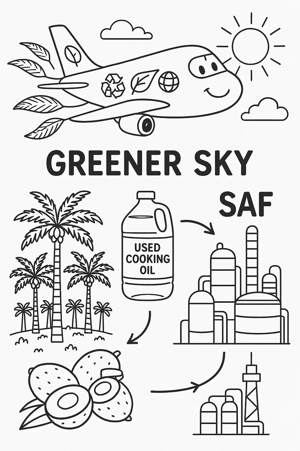 PENGEMBANGAN SAF SAWIT UNTUK LANGIT YANG LEBIH HIJAU