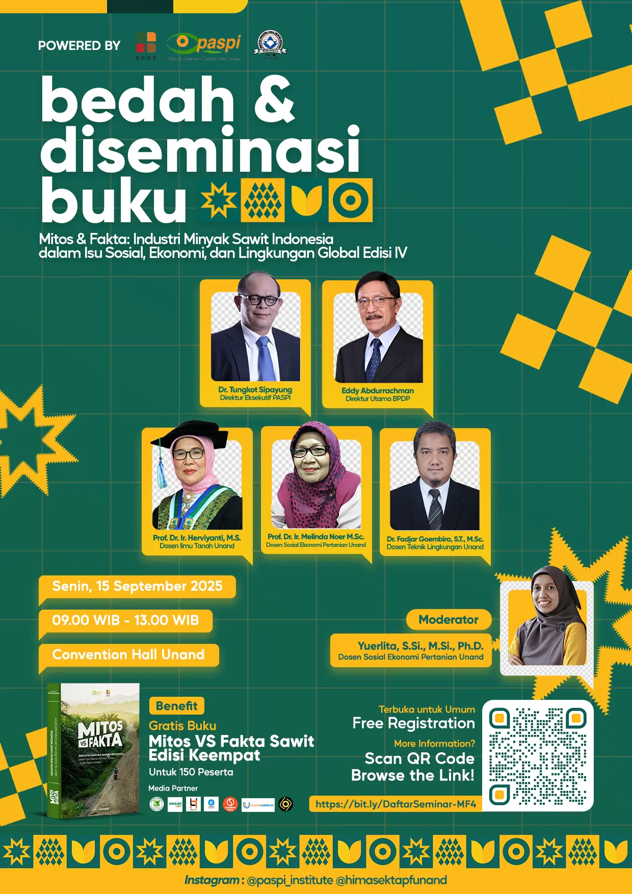 Bedah Buku Mitos Fakta Universitas Andalas 2025 Program Bedah Buku Bedah Buku Universitas Andalas 2025