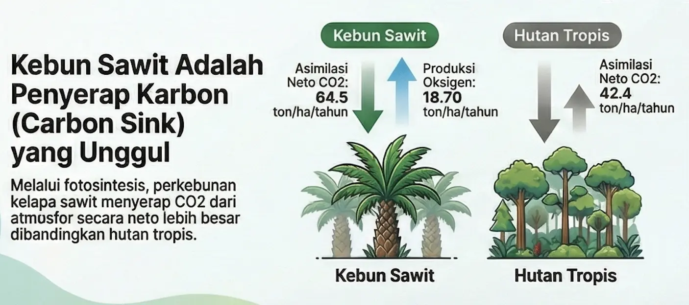 kebun sawit solusi pemanasan global