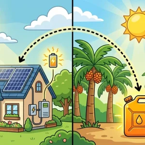 Peluang Energi Terbarukan Sawit di Balik Kebijakan Baru PLTS Atap (2026)